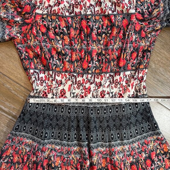 Julian Taylor multicolor fit and flare floral print dress size 14 - Picture 5 of 9